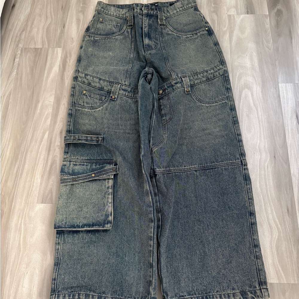 JADED LONDON WIDE LEG JEANS